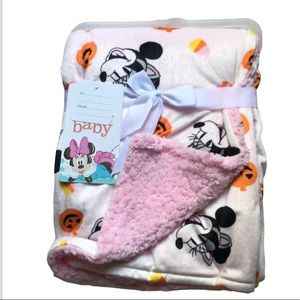 Disney Minnie Mouse Halloween Baby Blanket